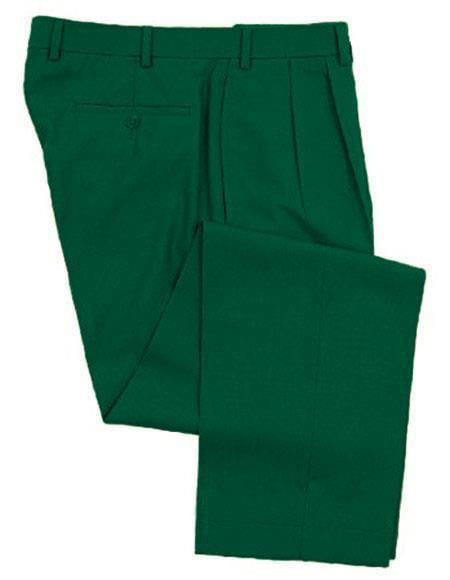 Mens Augusta Green Dress Pants