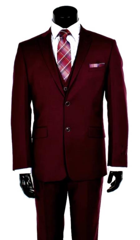 Retro Paris Suits Mens Suit Blue
