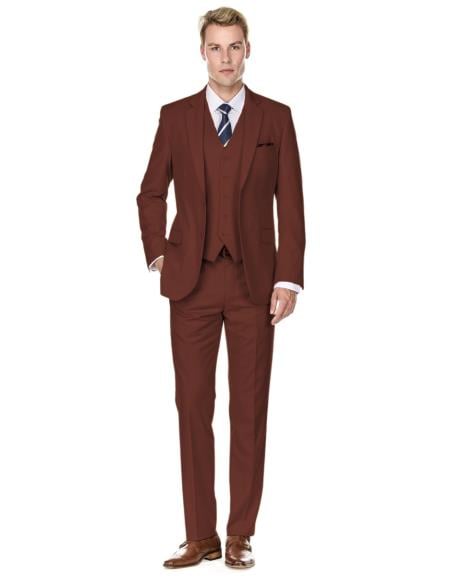 Retro Paris Suits - Retro Paris - Retro Mens Rust Suits - Style "Same As Whats on the that Page"