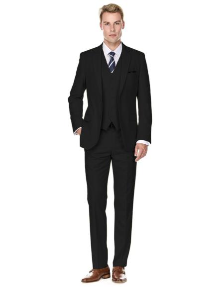 Retro Paris Suits - Retro Paris - Retro Mens Black Suits - Style "Same As Whats on the that Page"