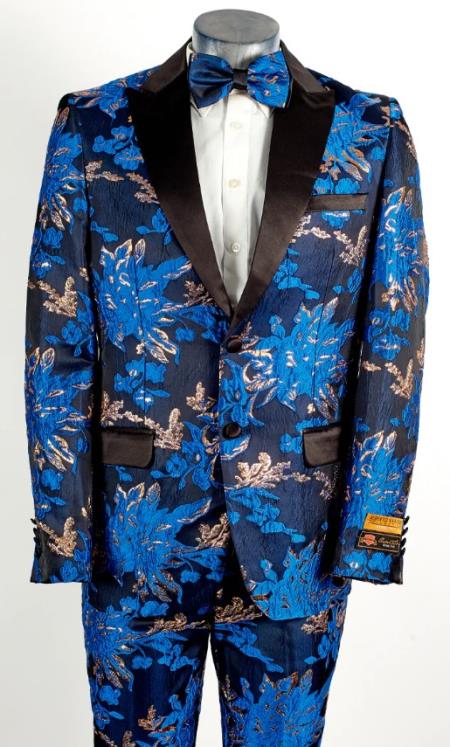 Big and Tall Mens Tuxedos Jacket - Big and Tall Dinner Jacket Bowtie Included - For Big Guys