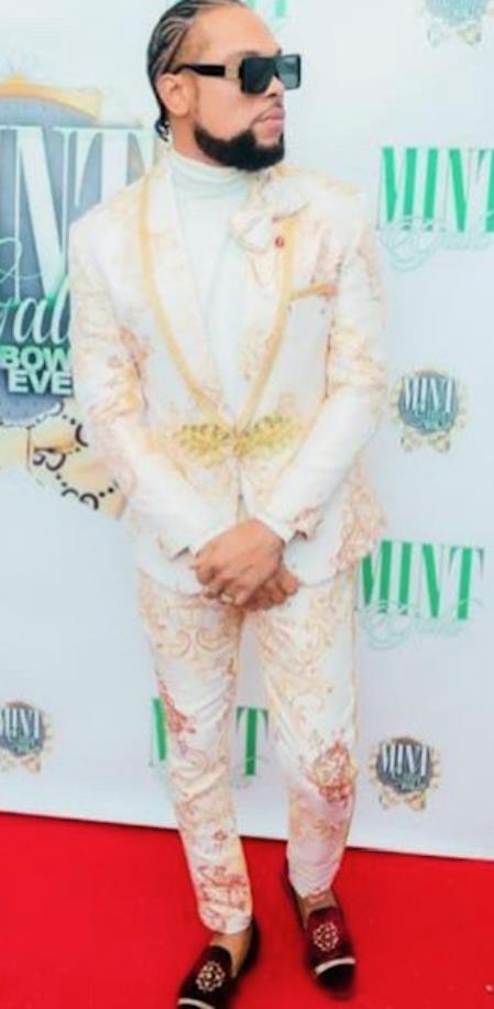 Gold and White Prom Suit for Every Occasion main image 0