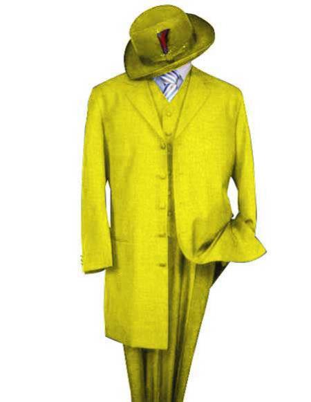Yellow Zoot Suit Standard Adult Extra Large main image 0