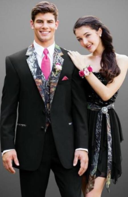 Army Green Tuxedo - Patterned - Two Toned Vested Olive Green Tuxedo