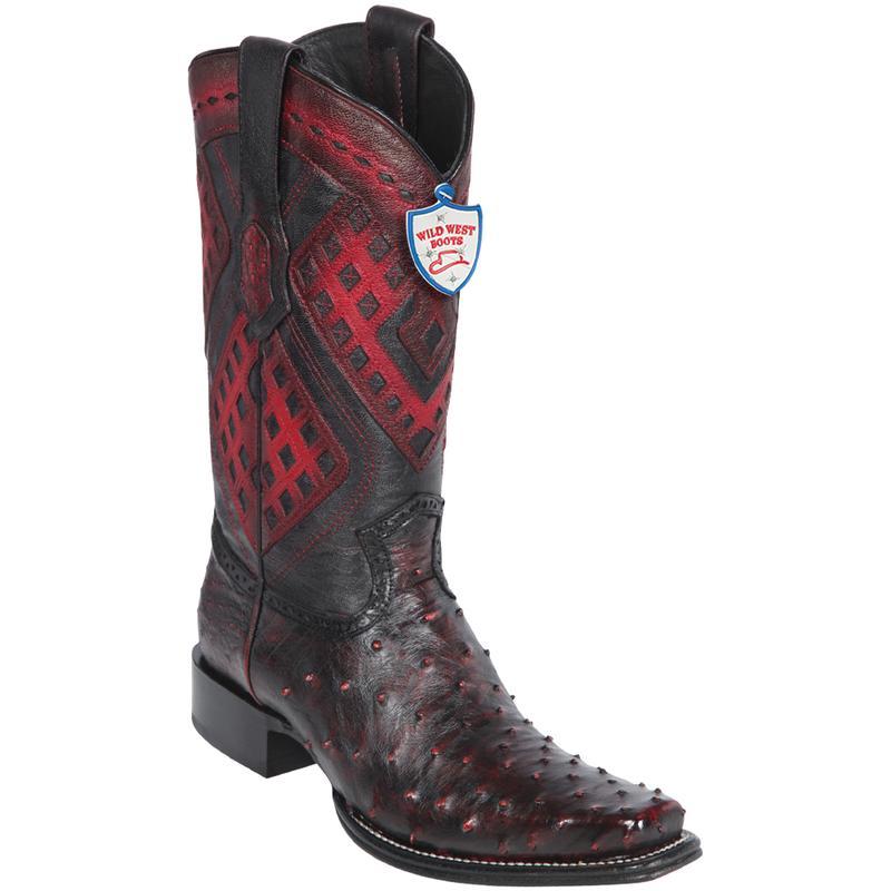 Wild West Ostrich Versace Fit Boots