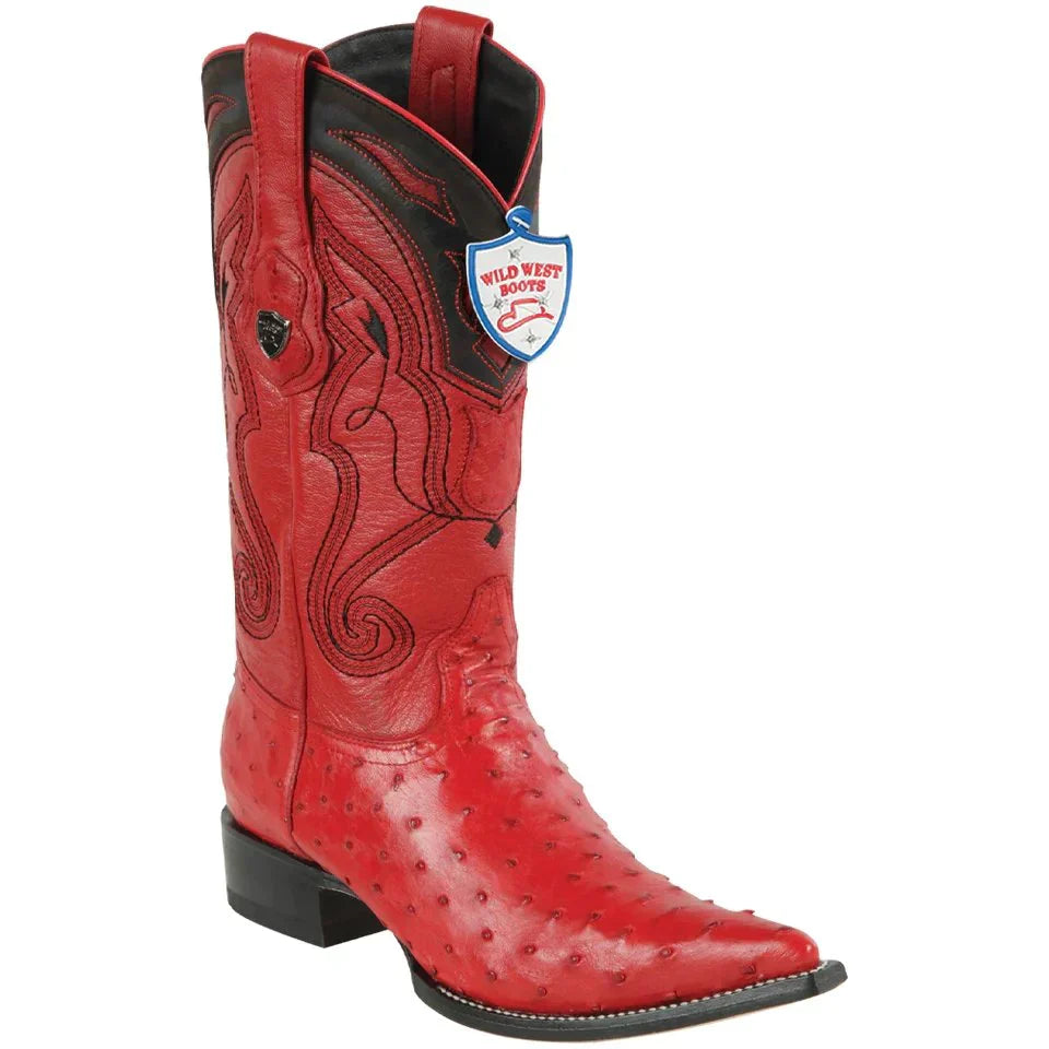 Wild West Ostrich Boots 3X Aladino