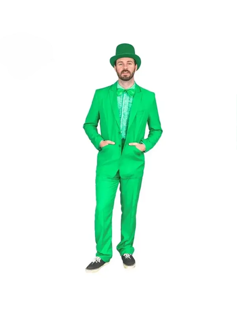 Green Party Suit with Matching Hat