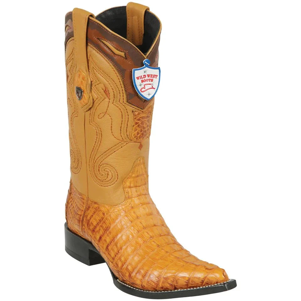 Wild West Botas de Cocodrilo Horma Chihuahua Boots