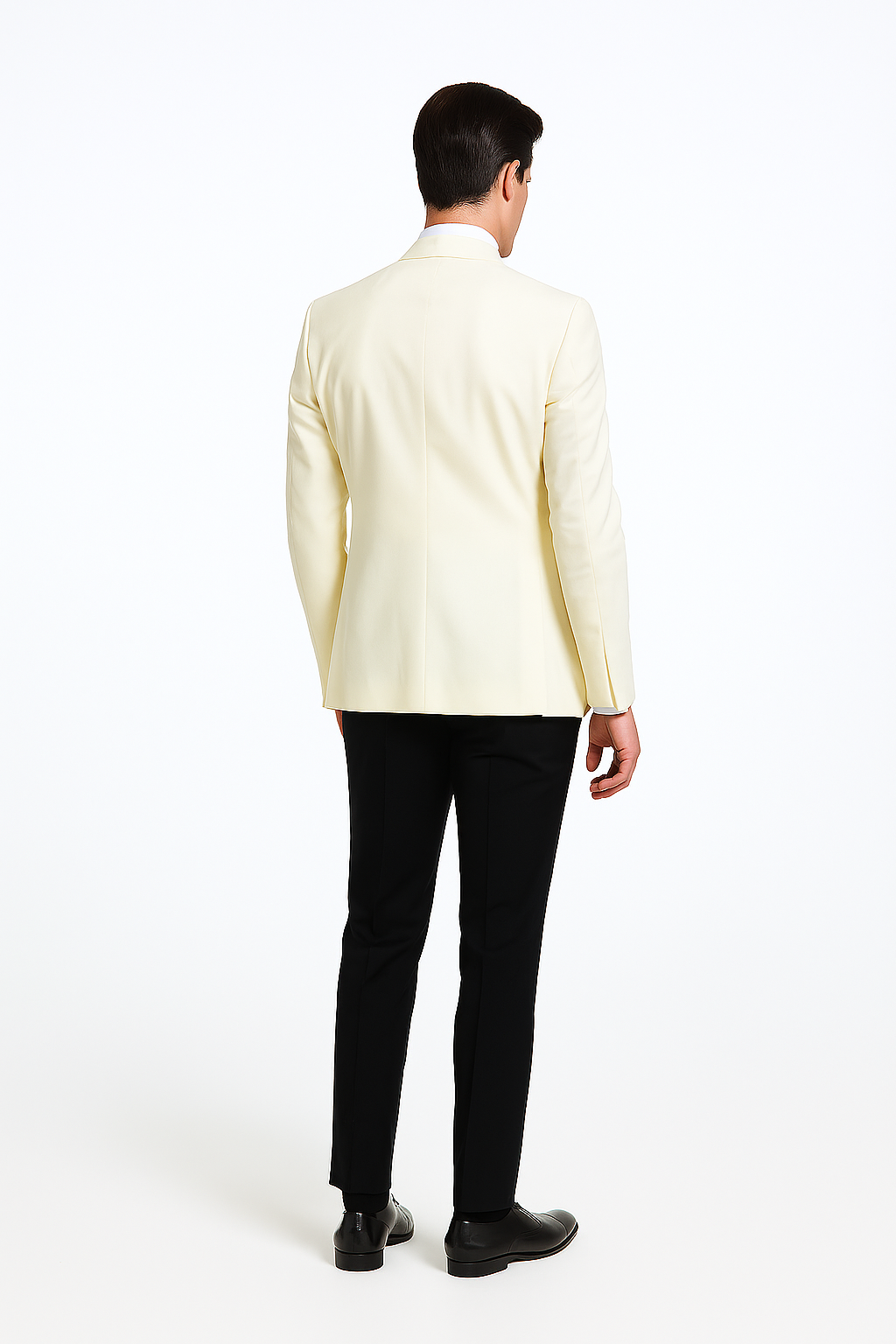 Ivory Double Breasted Tuxedo Dinner Jacket - Cream Dinner Jacket - Off White Tuxedo