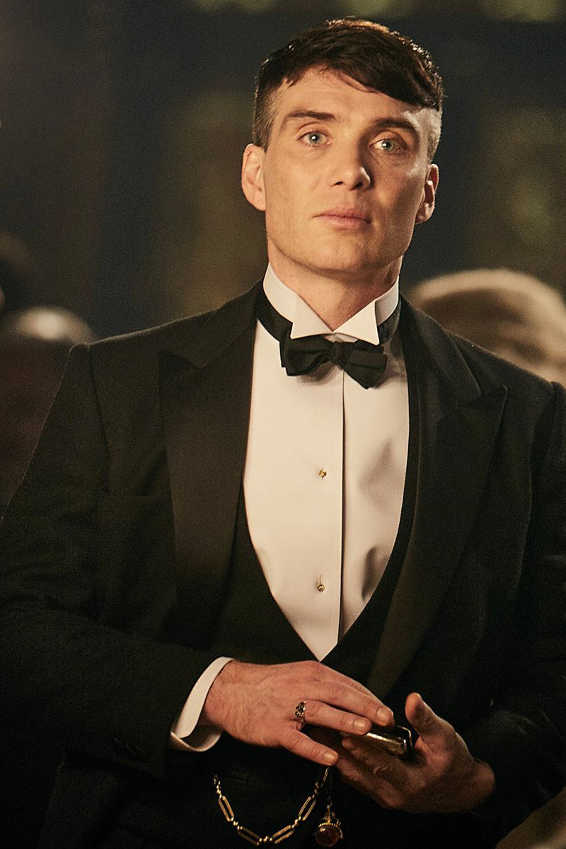 Peaky Blinders Thomas Shelby Black Vested Tuxedo