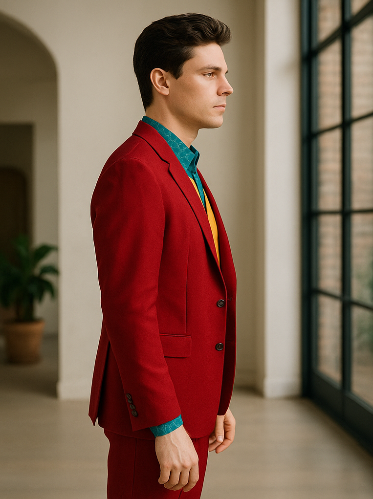 Joker Red Suit by Alligator Warehouse