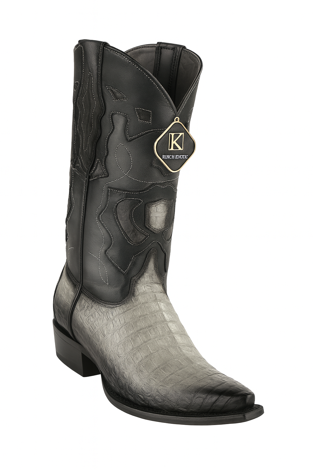 Caiman Belly Snip Toe Boots by King Exotic