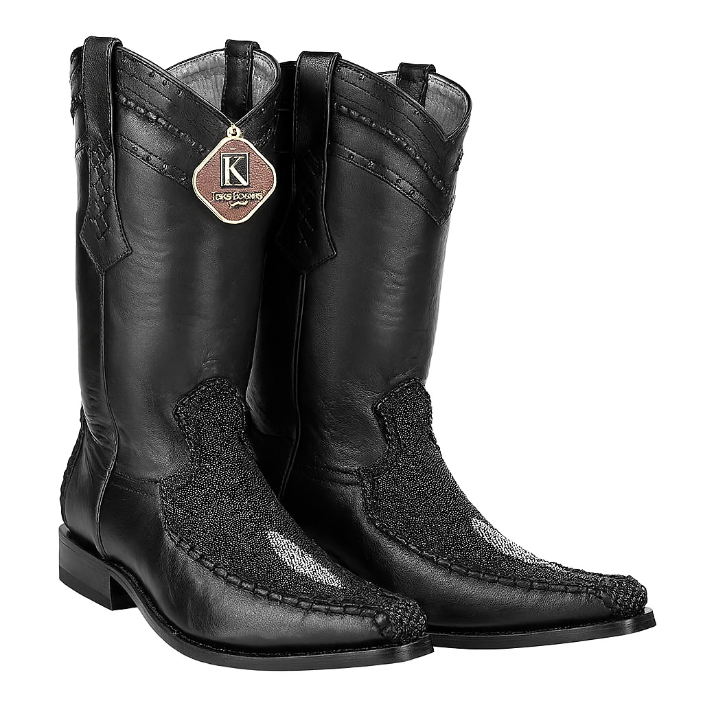 King Exotic Stingray Single Stone Toe Boots