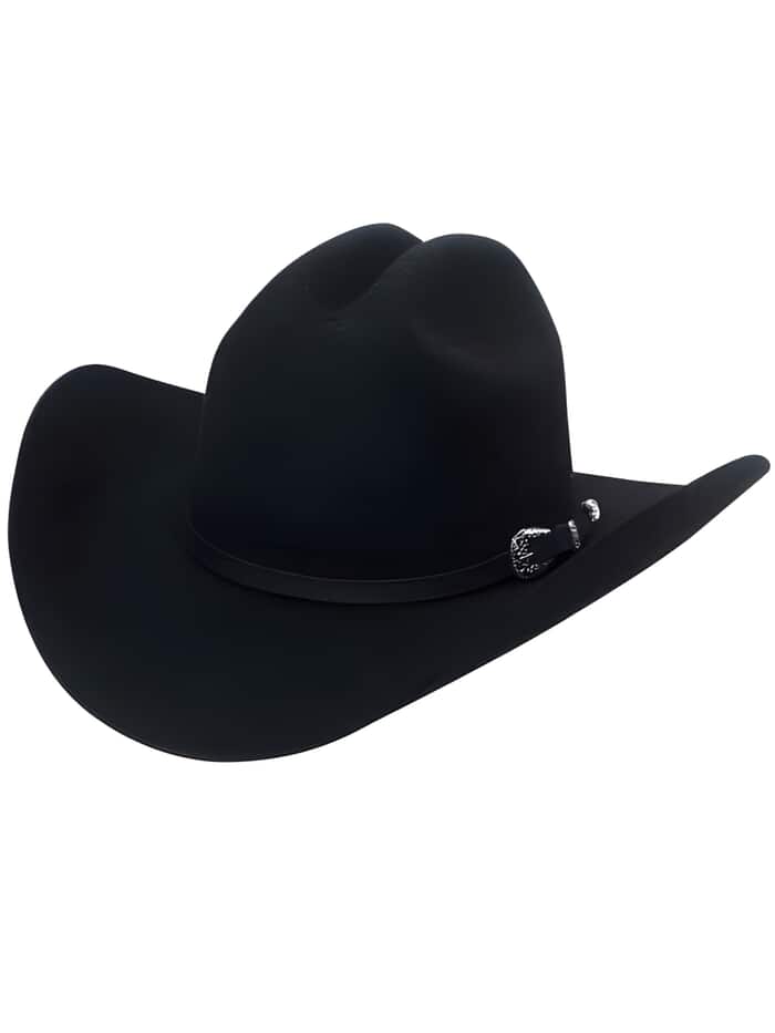 Lana Negro Dark color black Western Hat