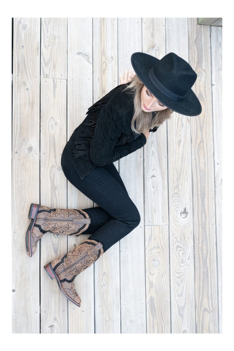 Laredo Women's Bouquet Broad Square Toe Boots