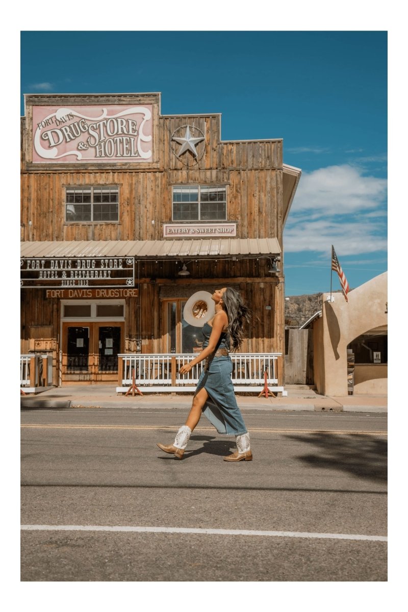 Laredo Kite Days Broad Square Toe Leather Boots