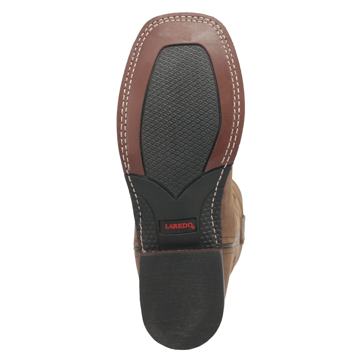 Laredo Women's Megan Square Toe Tan Leather Boots