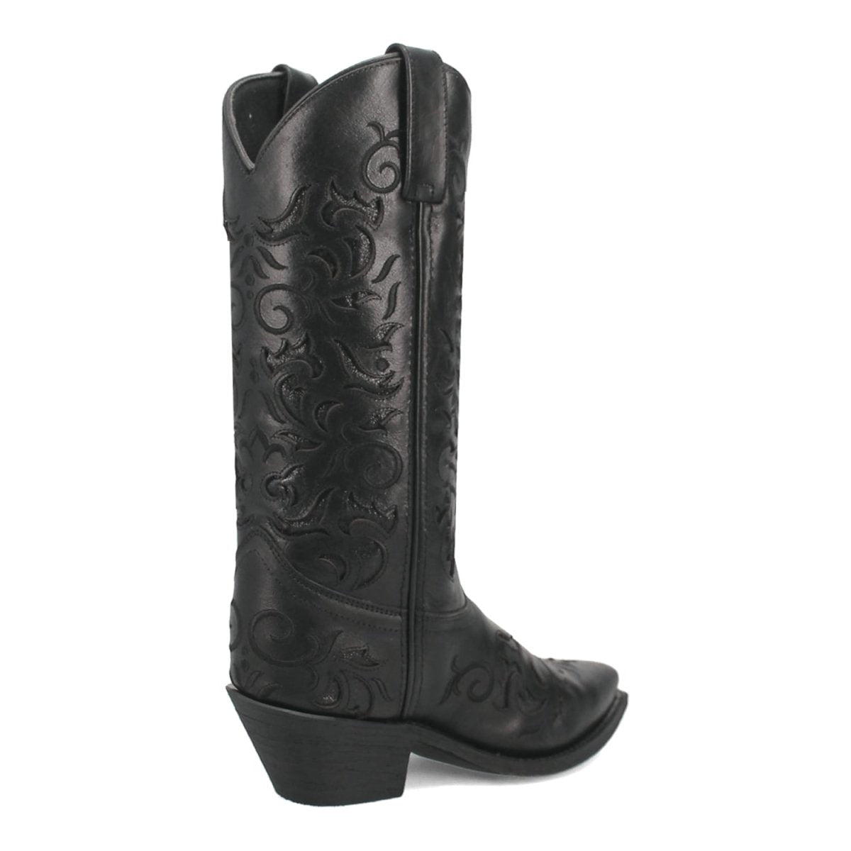 Laredo Night Sky Black Snip Toe Leather Boots
