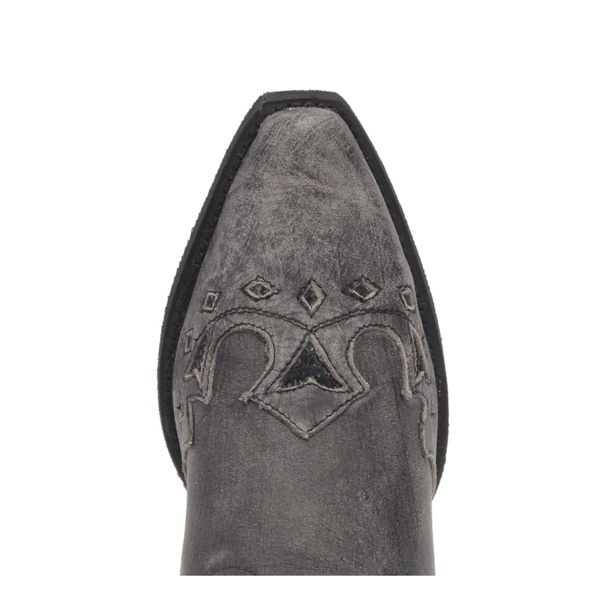 Laredo Stevie Snip Toe Black Leather Boots for Women