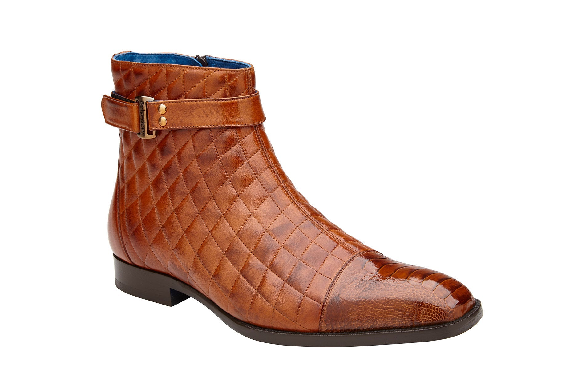 Belvedere Libero: Antique Almond Genuine Alligator Shoe