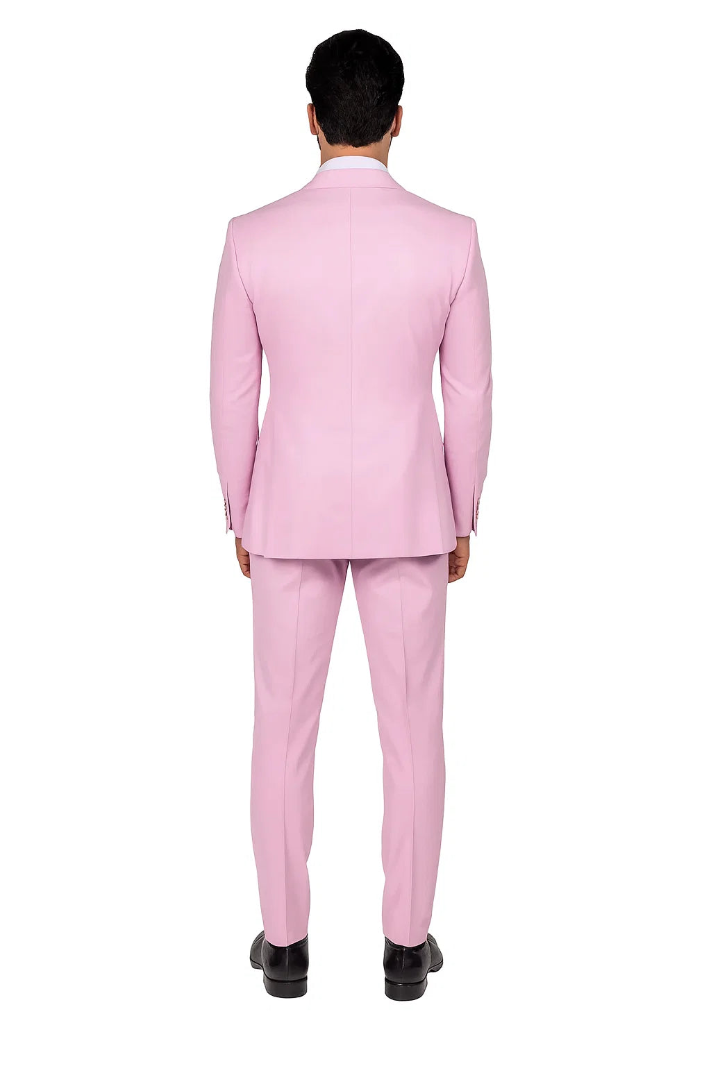 Light Pink Double Breasted Blazer With Gold Buttons - Sport Coat