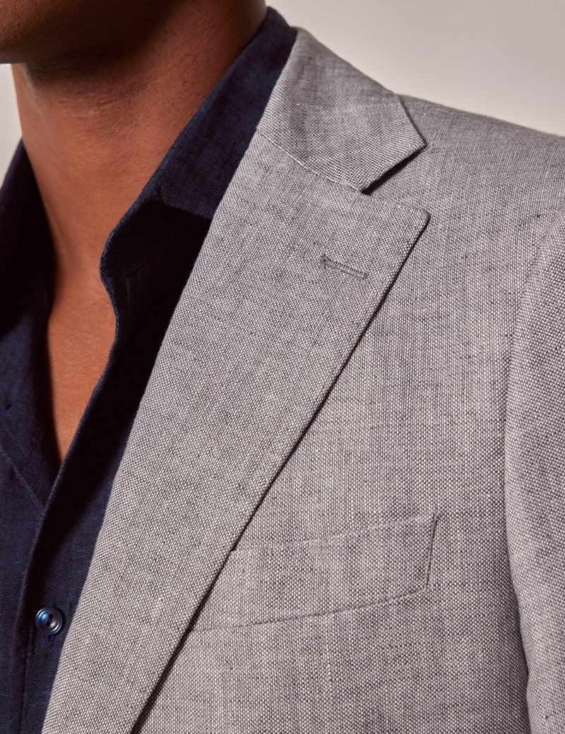 Mens Linen Suit for Summer Beach Events