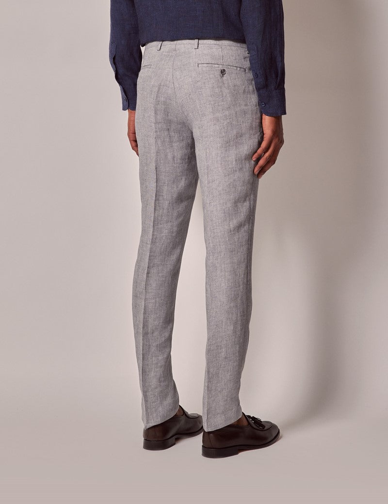 Mens Linen Suit for Summer Beach Events