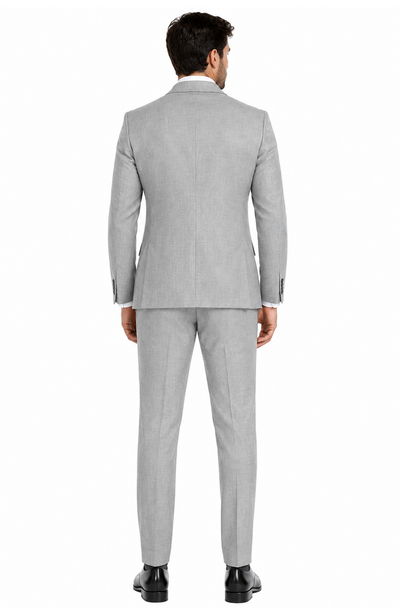 Linen Suit for Summer Beach Weddings - Grey