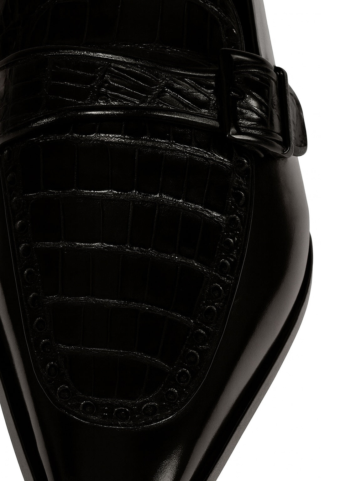 Lombardy Caiman Belly & Calfskin Monkstrap Shoe