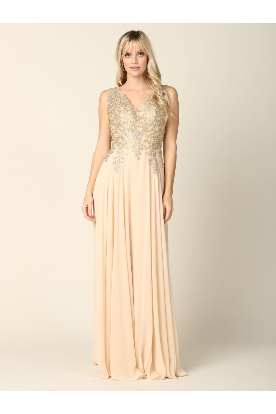 Eva USA 5233 Long Mother of the Bride Chiffon Formal Dress