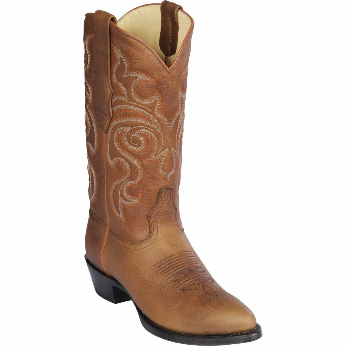 Los Altos Original Leather Medium Round Toe Boots 6099 - Honey