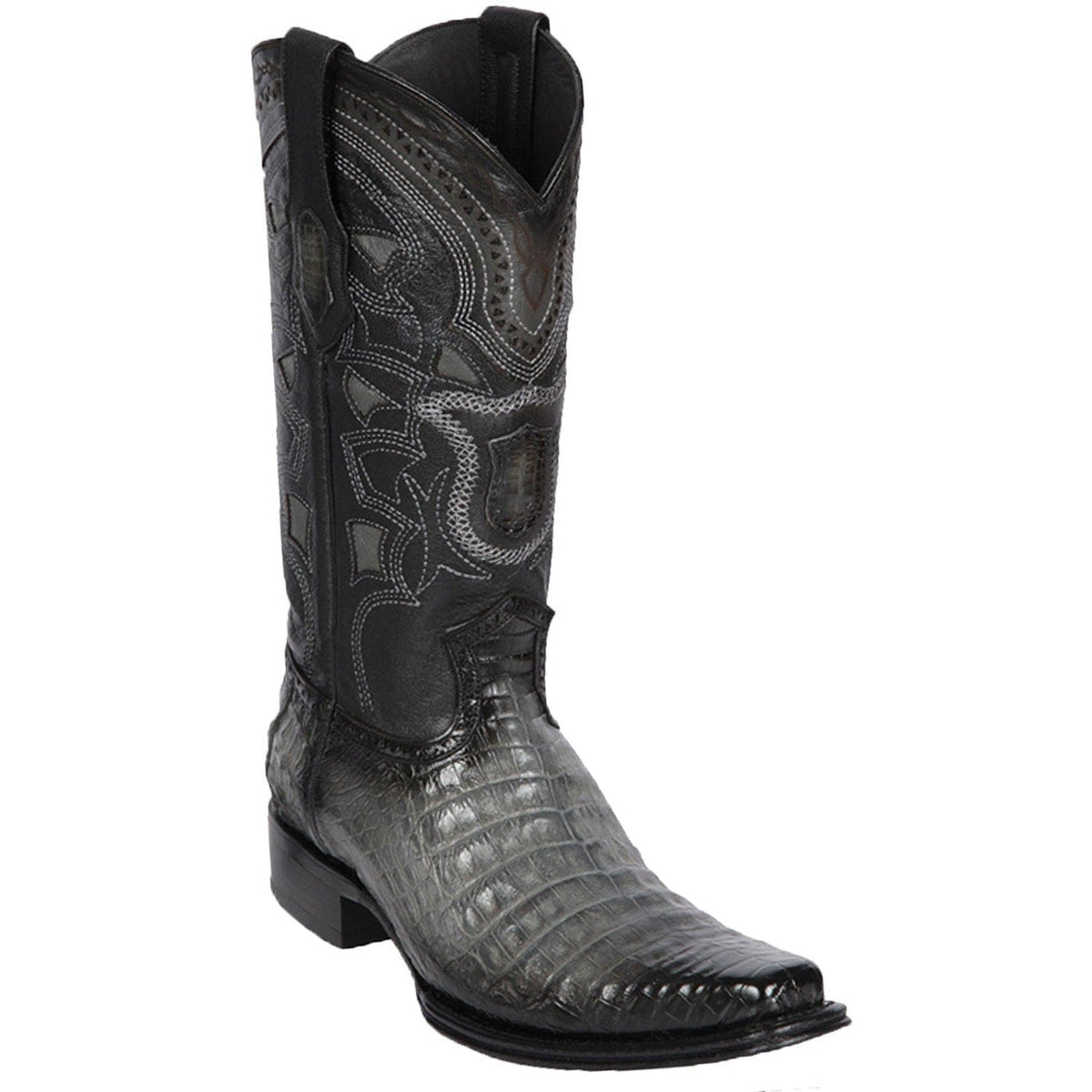 Men's Genuine Caiman Belly Skin European Square Toe Boots - Los Altos Boots
