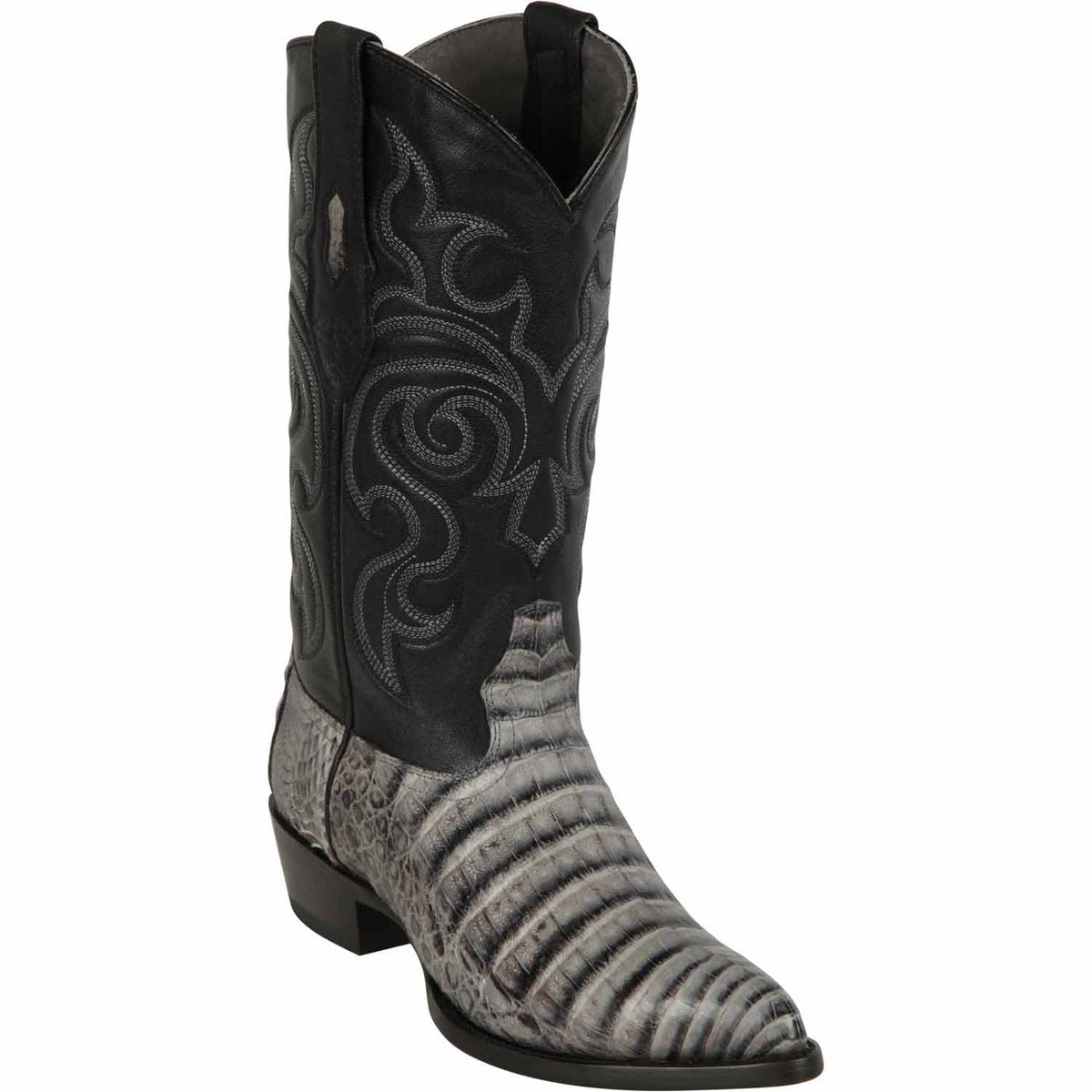 Men's Genuine Caiman Belly Skin J Toe Boots - Los Altos Boots