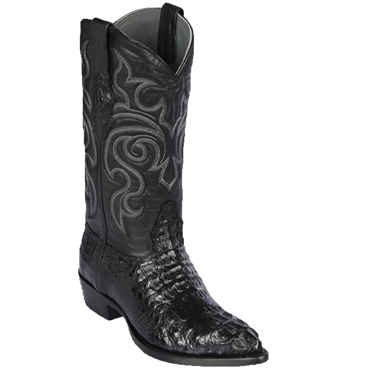 Men's genuine Caiman Tail Skin J-Toe Boots Buttercup Color
