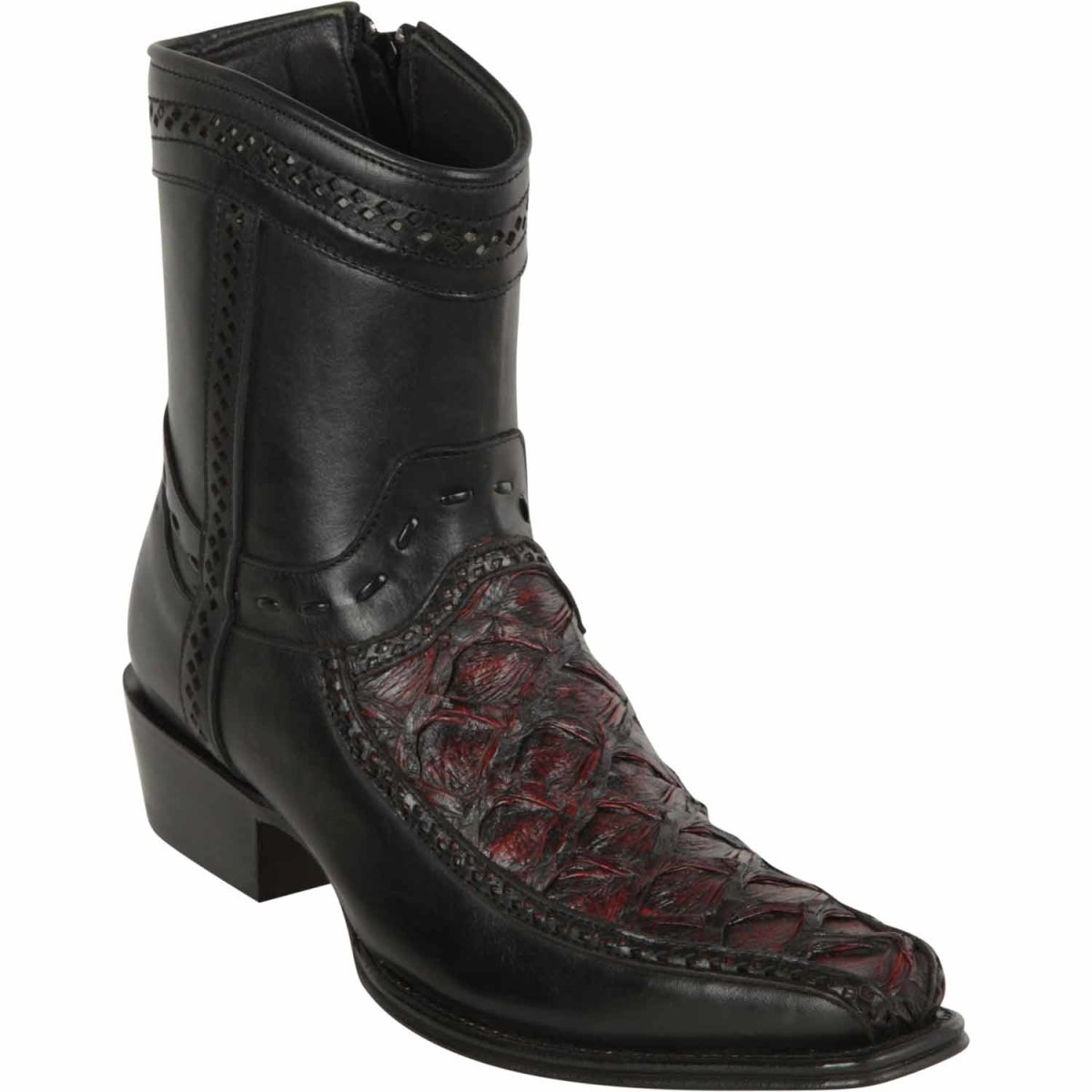 Original Monster Fish Skin Short Boots by Los Altos
