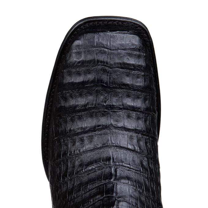 Los Altos Caiman Belly Wide Square Toe Boots