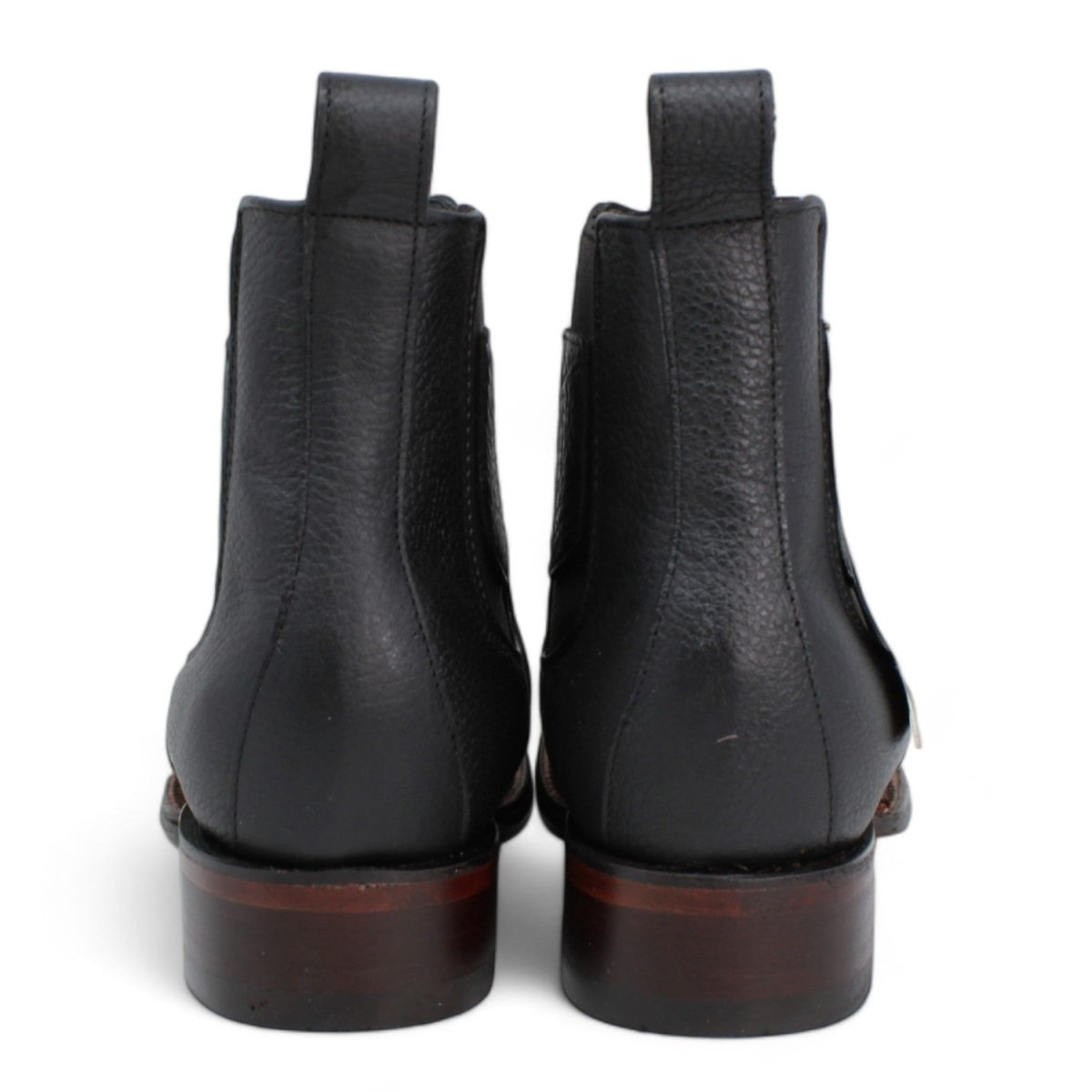 Los Altos Wide Square Toe Suede Short Boots