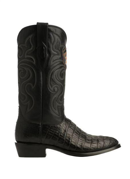 los_altos_men's_black_genuine_caiman_tail_boots
