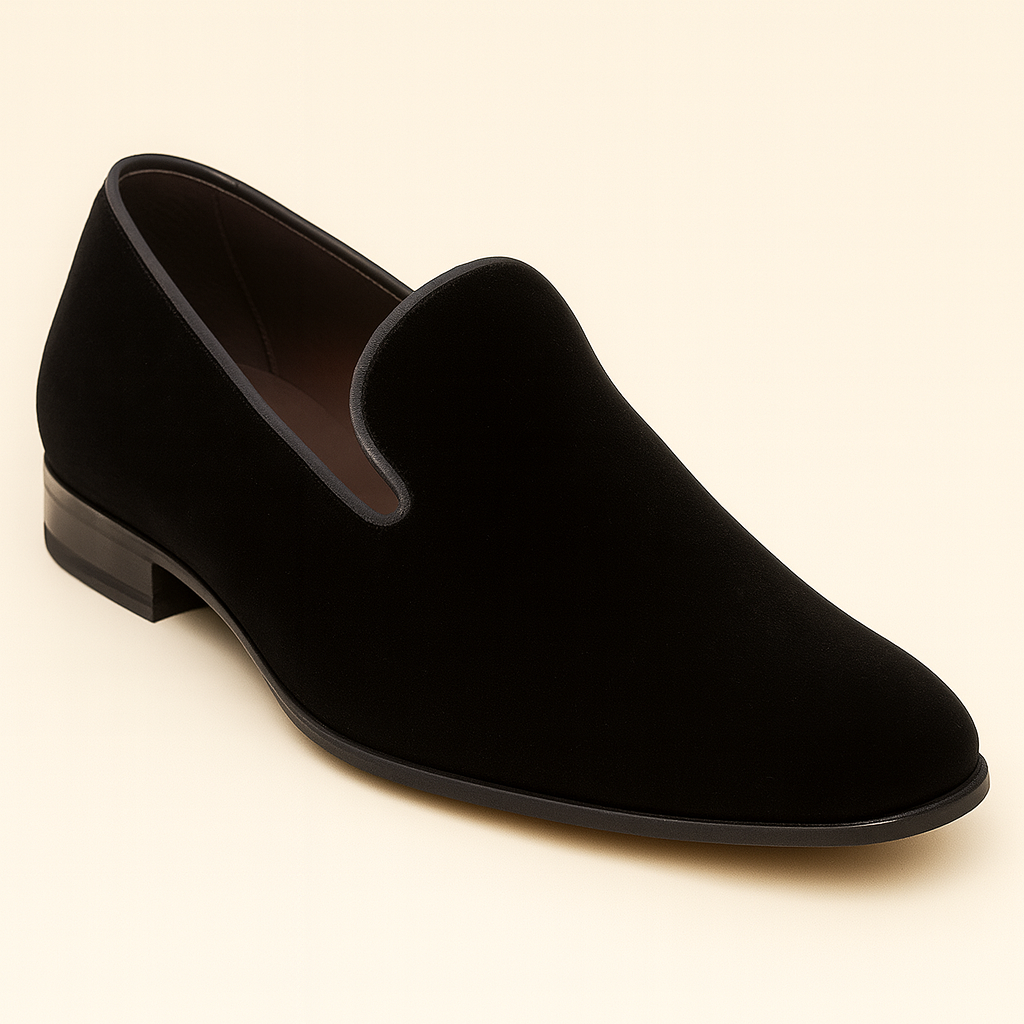 Lublin Velvet Black by Mezlan