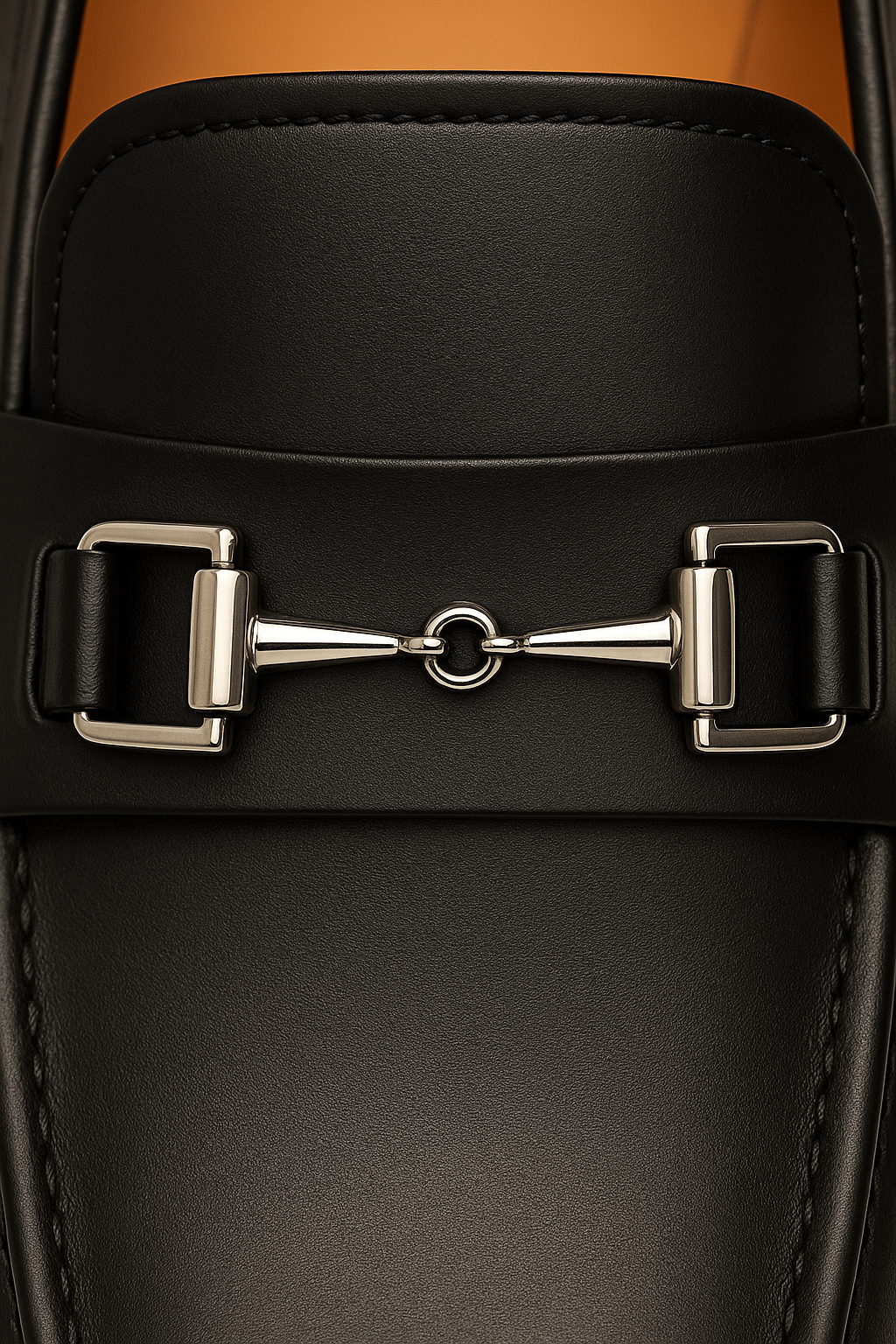 Mens Mezlan Brussels Calfskin Loafer with Metal Bit