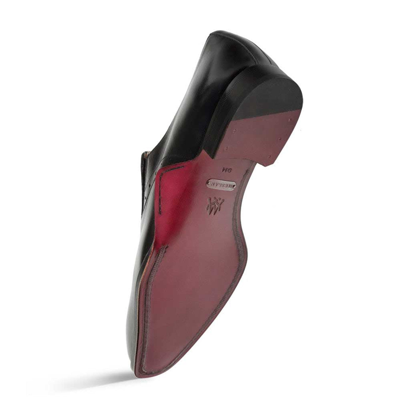 Mezlan Patina Calfskin Artisan Double Gore Slip-ons