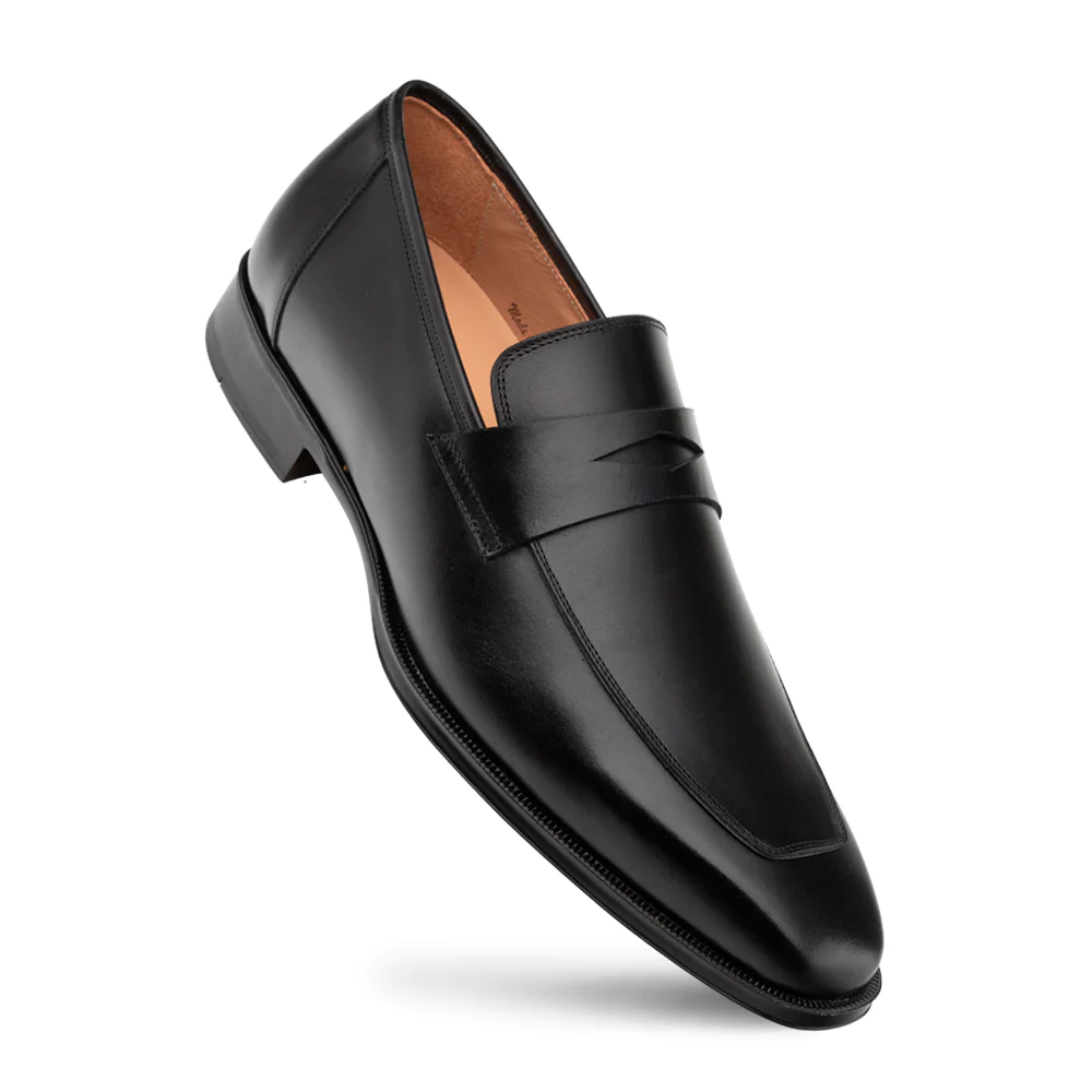 Mezlan Avenue Rubber Sole Penny Loafer