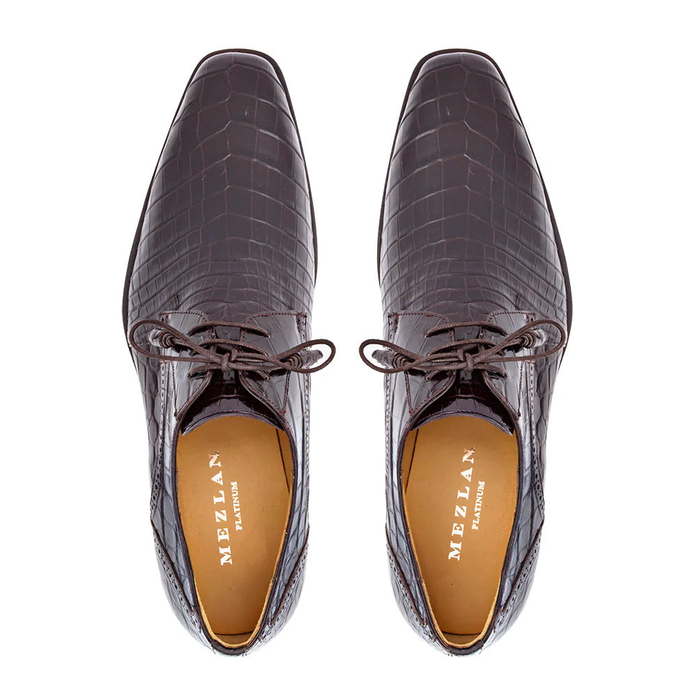 Mezlan Dandy Alligator Lace Up