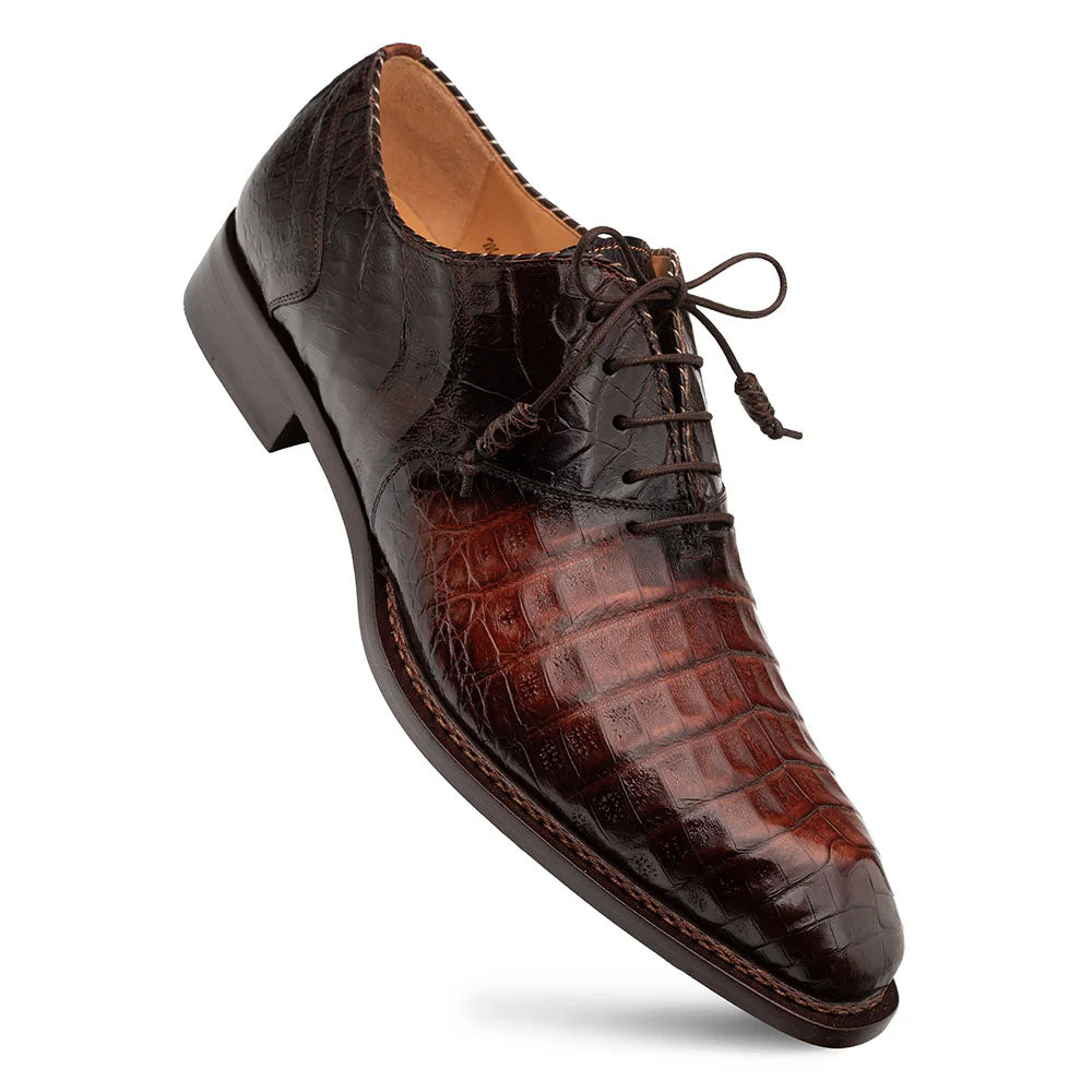 Mezlan Westside Two-Tone Crocodile Oxford Sport / Brown (50172-F)