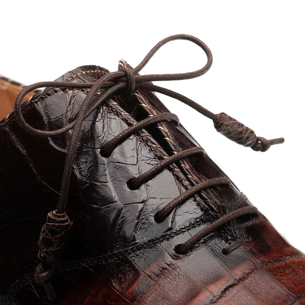 Mezlan Westside Two-Tone Crocodile Oxford Sport / Brown (50172-F)