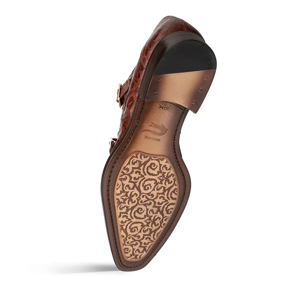 Mezlan Doyers Crocodile Double Monk Strap Sport (50176-F)