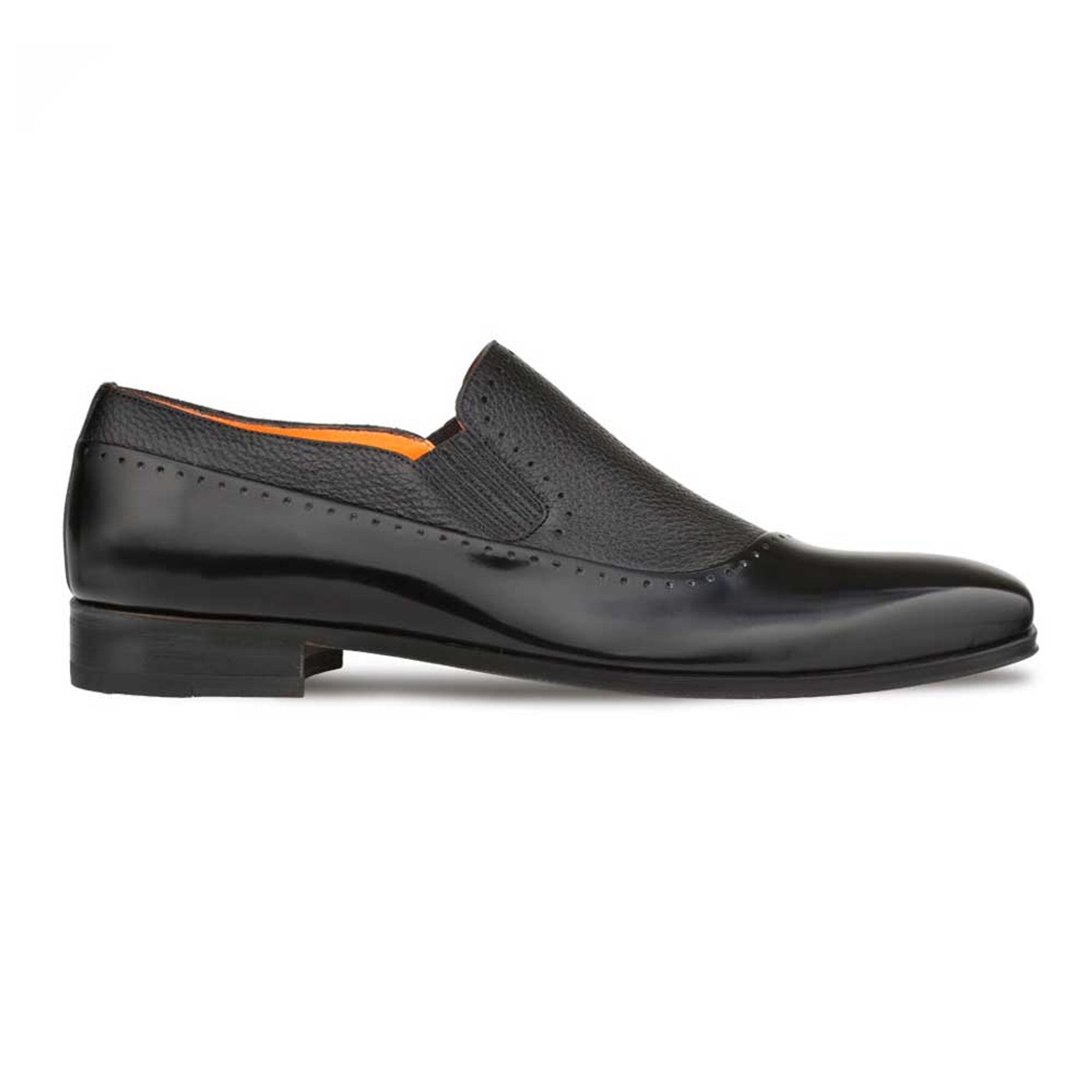 Mezlan Deerskin and Calf Slip-On Shoes