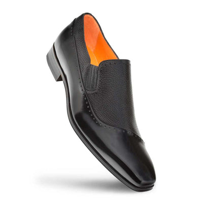 Mezlan Deerskin and Calf Slip-On Shoes
