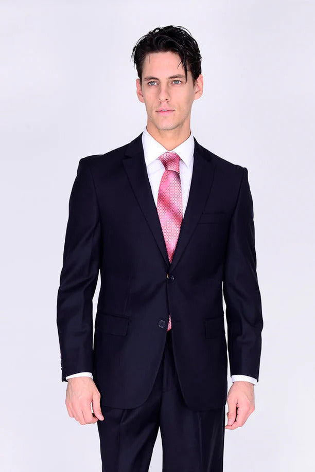 Mantoni Modern Fit Wool Business Suit