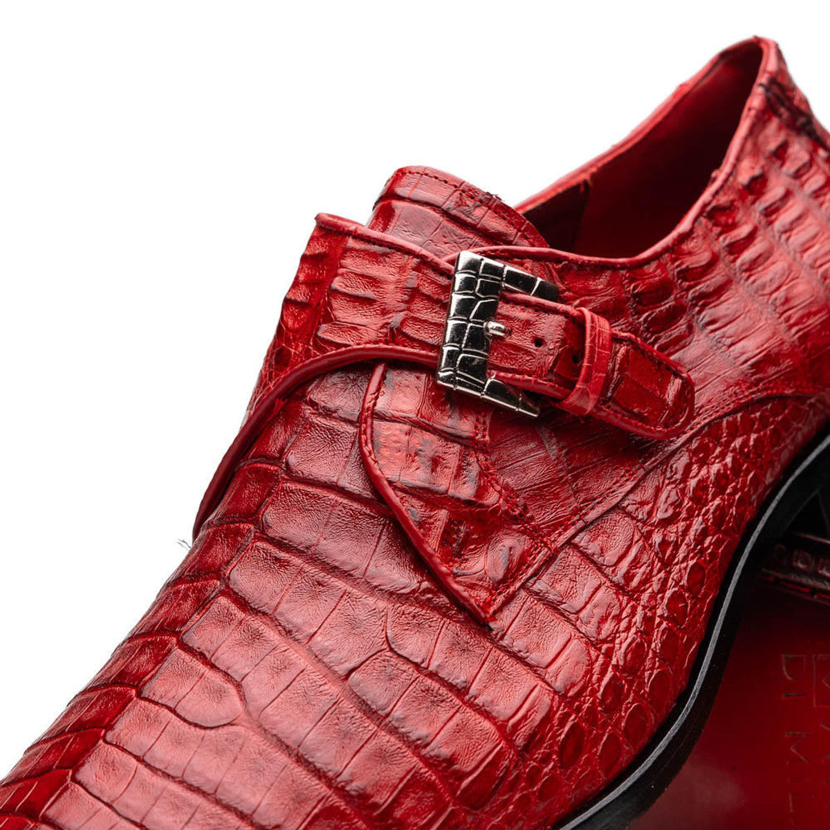 Marco Di Milano Red Caiman Gator Dress Shoes Rovigo